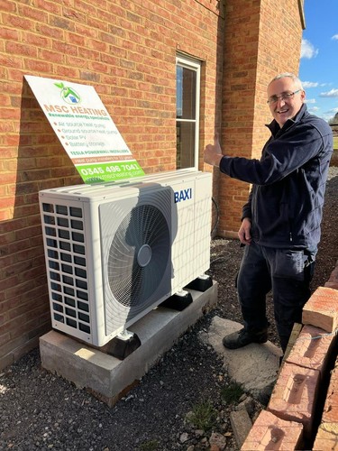 Air source heat pump - source, hot